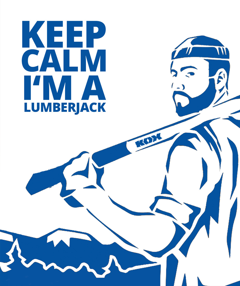 KOX cadeaubon, Keep calm I'm a lumberjack, XXDEGV-1