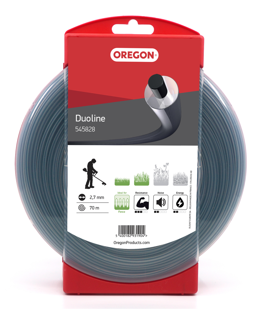 Oregon Duoline trimmer- en maaierdraden 2,7 mm, Diameter 2,7 mm, 545828-00